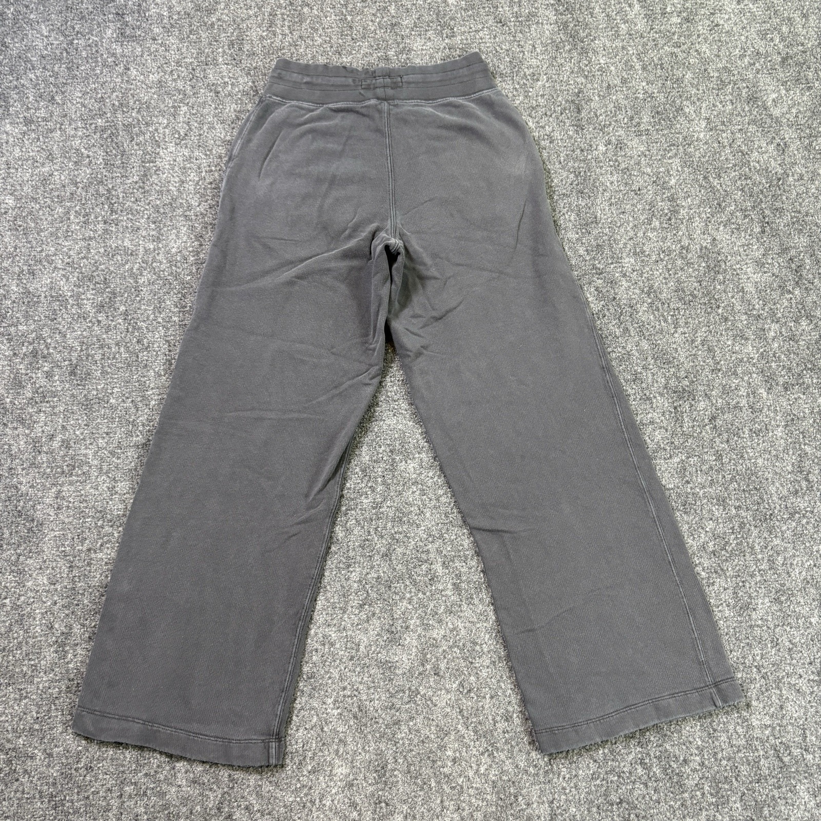 Buck Mason Wide Leg Sweatpants Women's Xs Gray Drawstring Vintage Interloop Pant — image 6 of 8